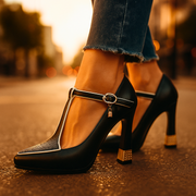 Kalliope | Orthopaedic T-Strap Mary Jane Heels – product view 5