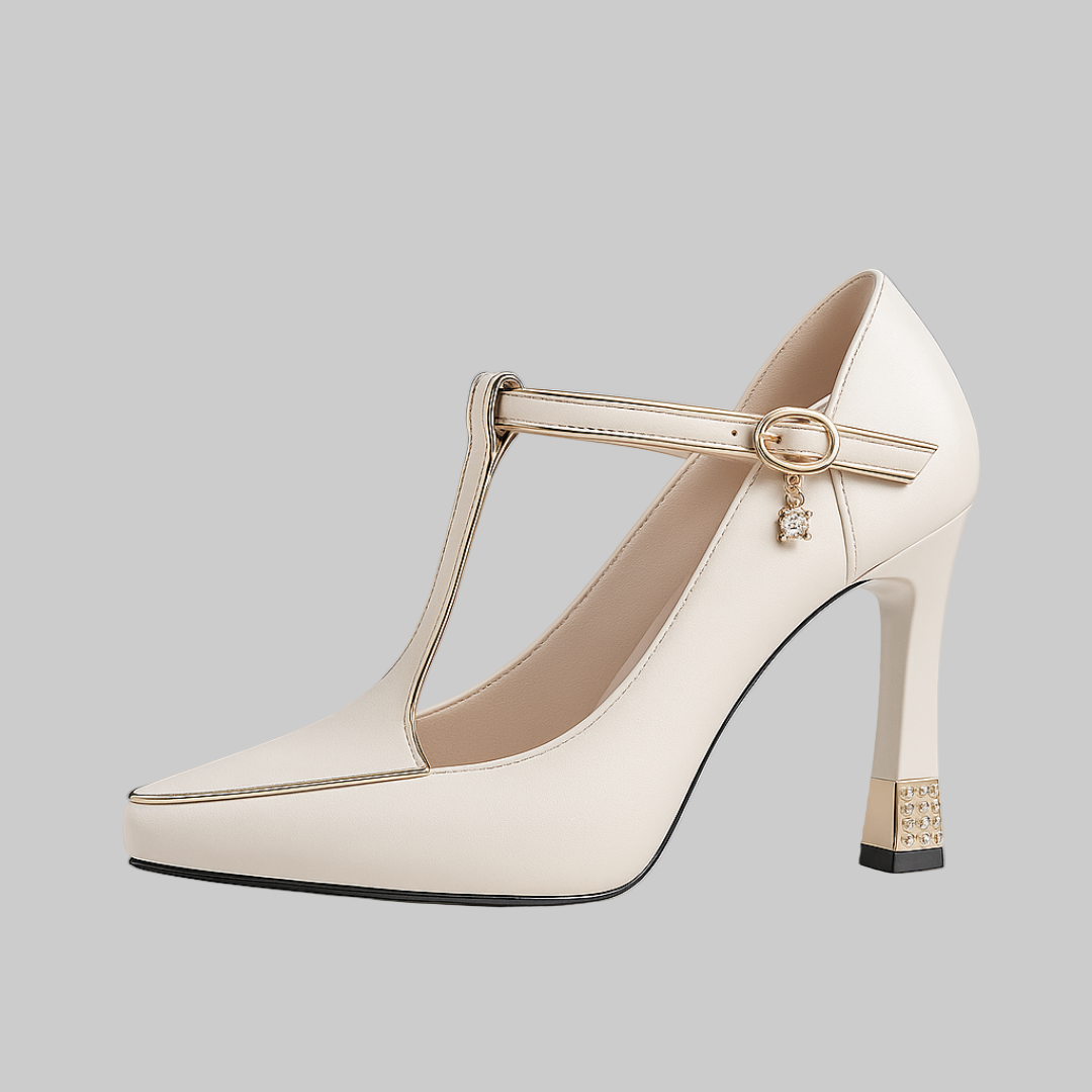 Kalliope | Orthopaedic T-Strap Mary Jane Heels – product view 2
