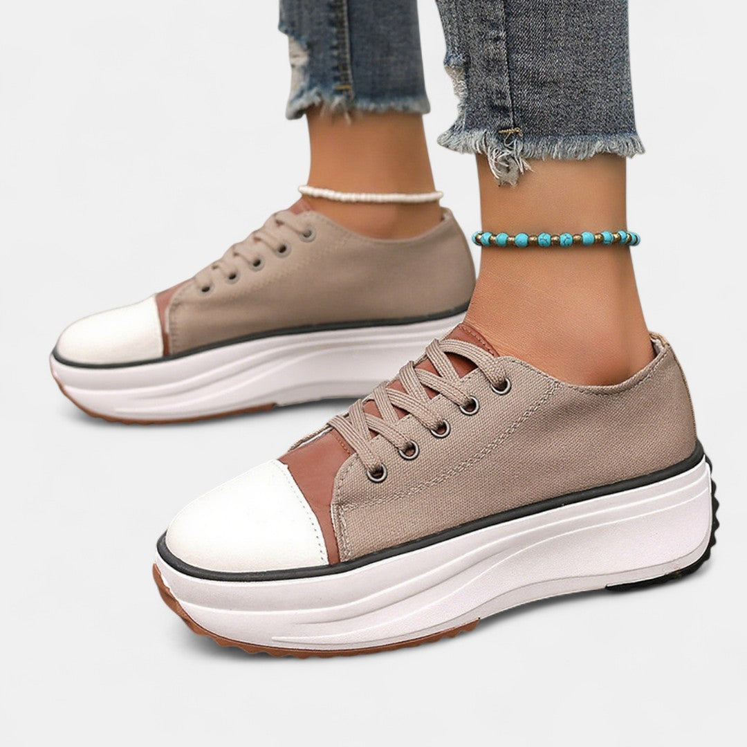 Eveloise | Platform Breathable Trainers