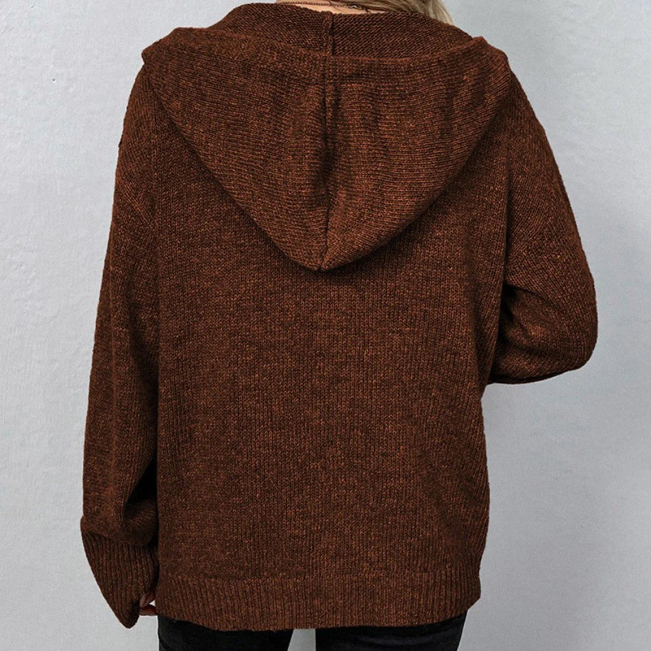 Charlsie | Hooded Button Cardigan