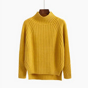 Valda | Stand-Neck Ribbed Jumper