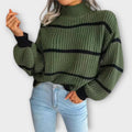 CHAVALA | STRIPED ROLL-NECK JUMPER