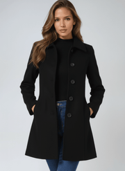 Zephyra tailored A-line single-button coat, product image 7