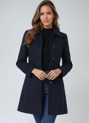 Zephyra tailored A-line single-button coat, product image 6