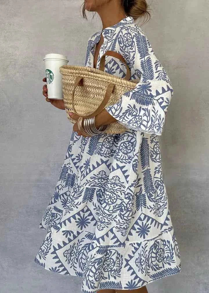 FIORELIA | PRINTED FLOWING DRESS