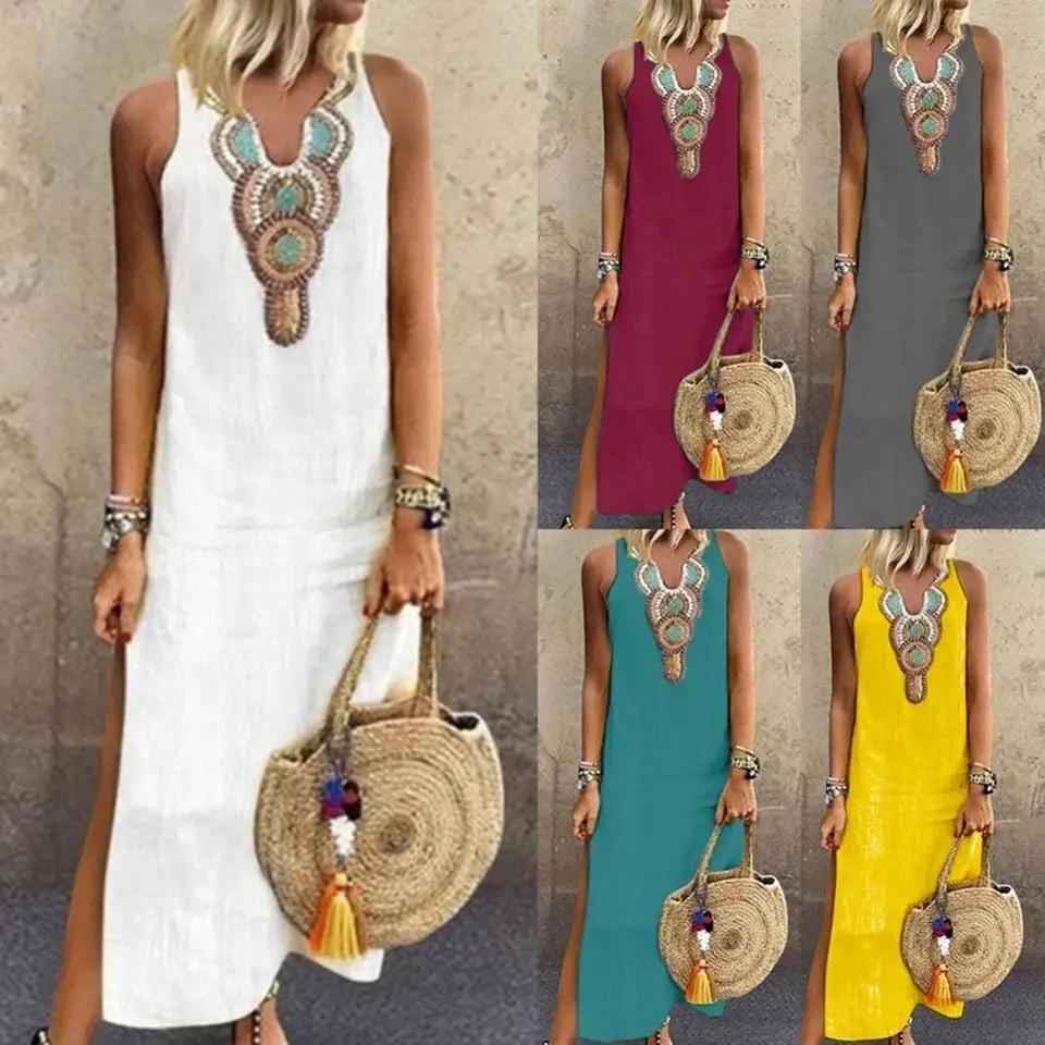JENNICA | SLEEVELESS FLOWING DRESS