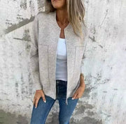 Nayeli | Contrast-Trim Zip Jacket