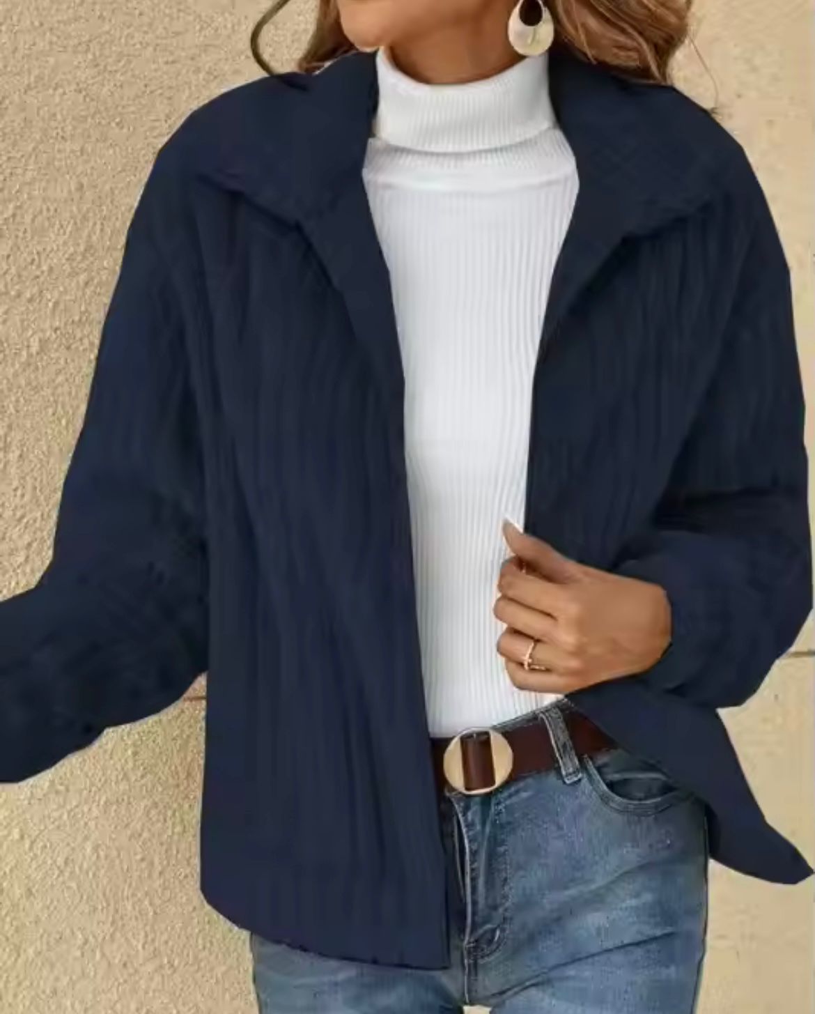 Louella | Ribbed Zip Cardigan