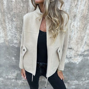 Angie | High-Collar Zip Jacket
