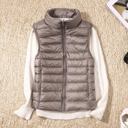 Anamaria | Stand-Collar Quilted Gilet