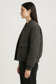 Keisha | Quilted Bomber Jacket