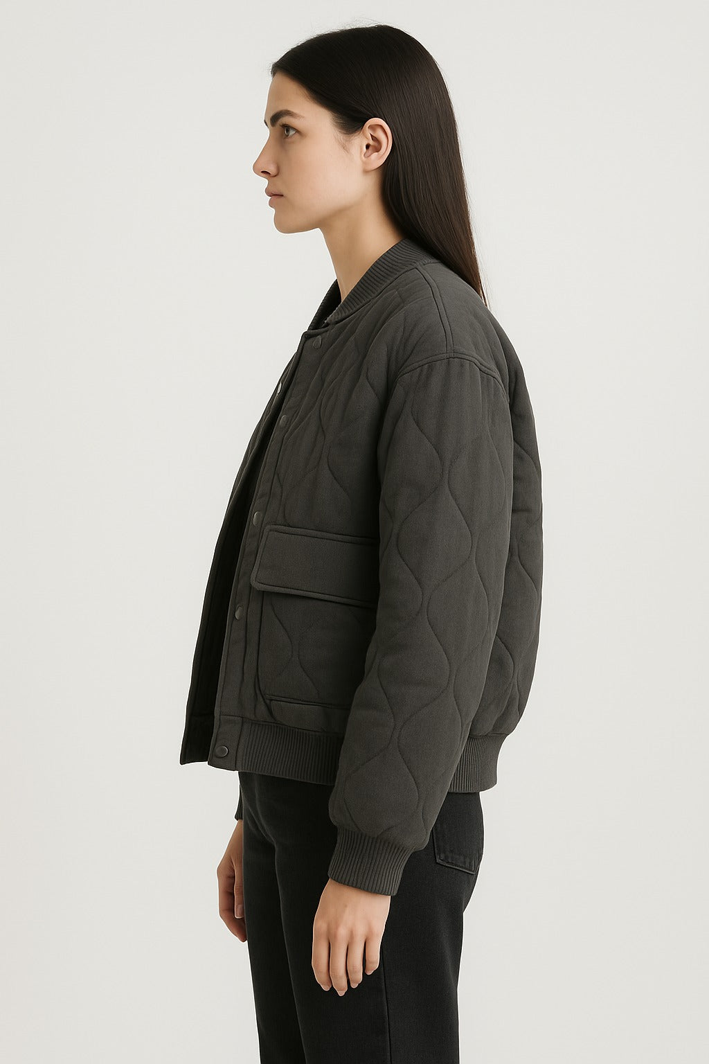Keisha | Quilted Bomber Jacket