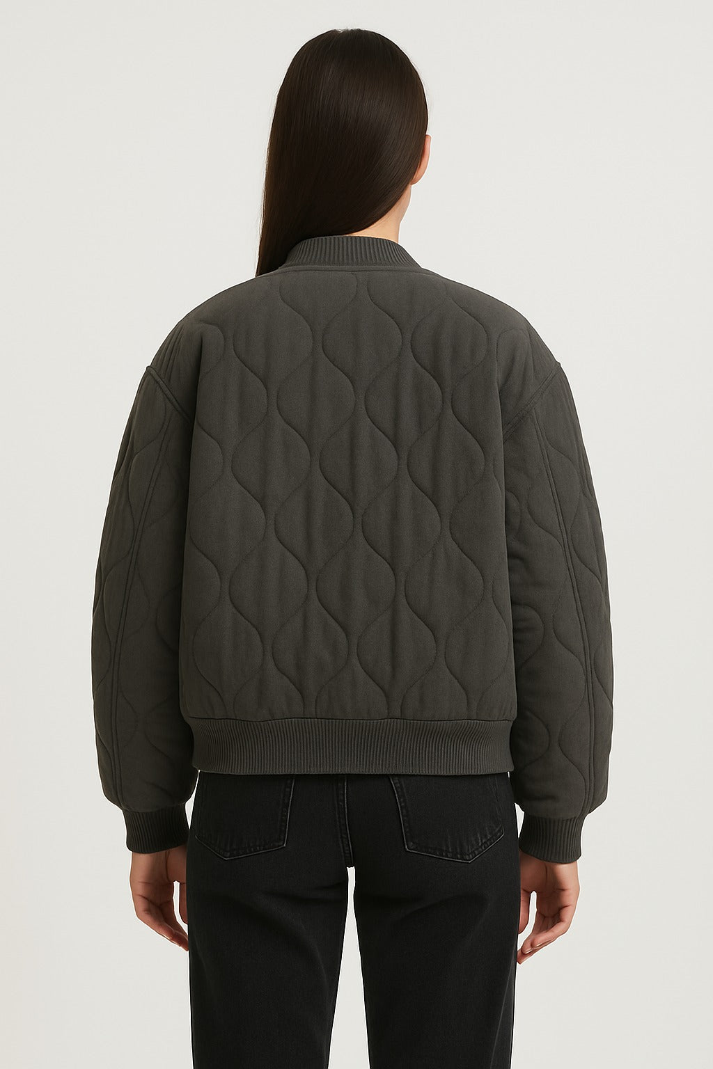 Keisha | Quilted Bomber Jacket