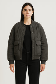 Keisha | Quilted Bomber Jacket