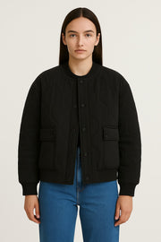 Keisha | Quilted Bomber Jacket