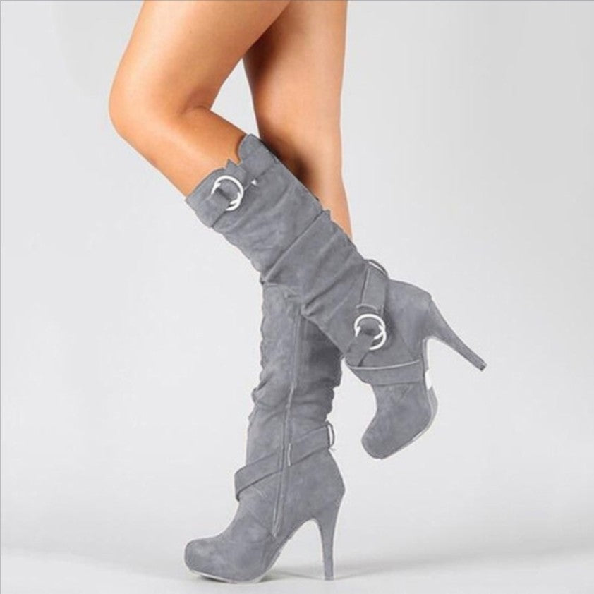 Women's boots in Grey