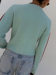 Ellamae | Octopus-Pattern Button Cardigan