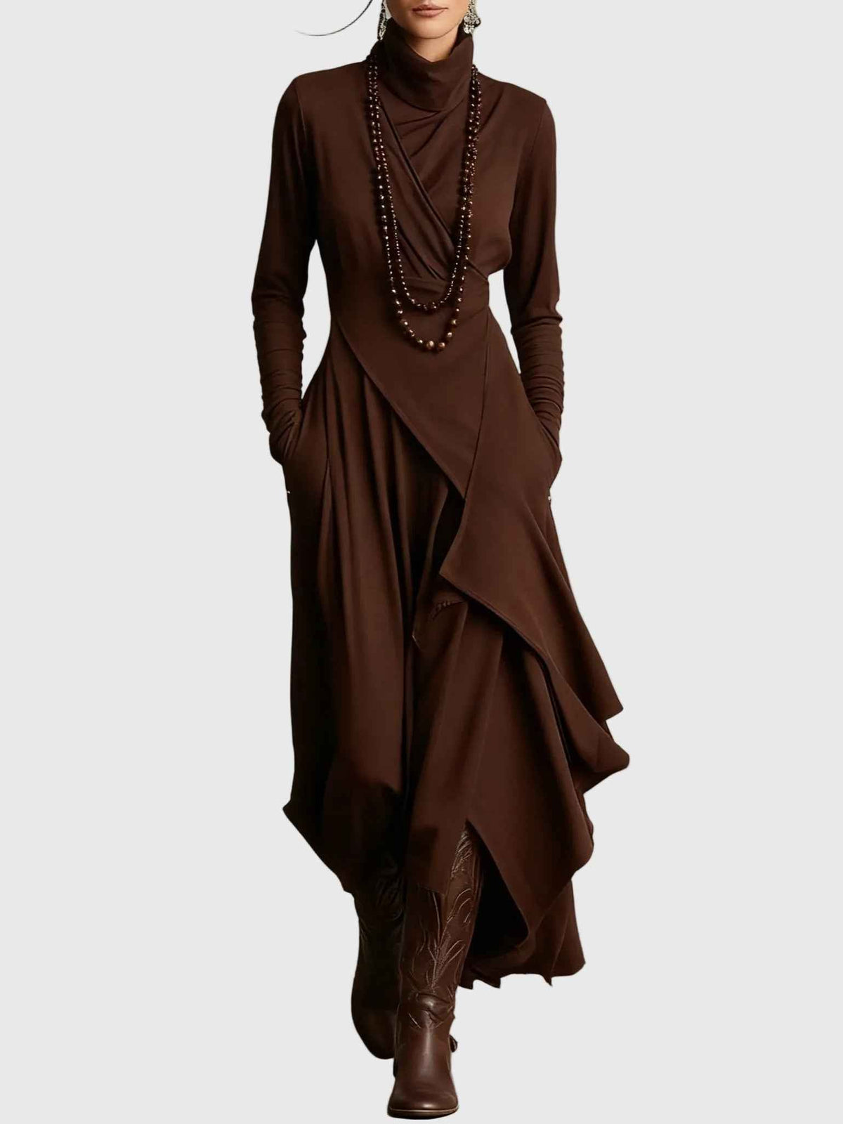 Violet | Maxijurk Pleated Dress
