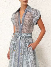 Adele | Bohemian Printed Two-Piece Set