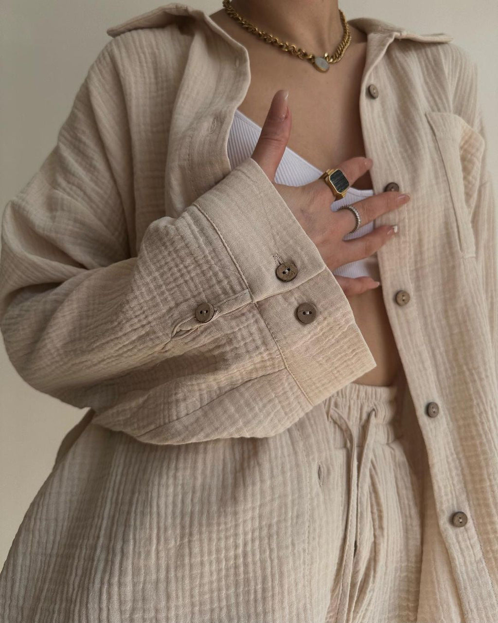 BRIGETTE | POCKET-DETAIL OVERSIZED CO-ORD SET