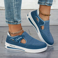 SLIP-ON LACE-UP TRAINERS