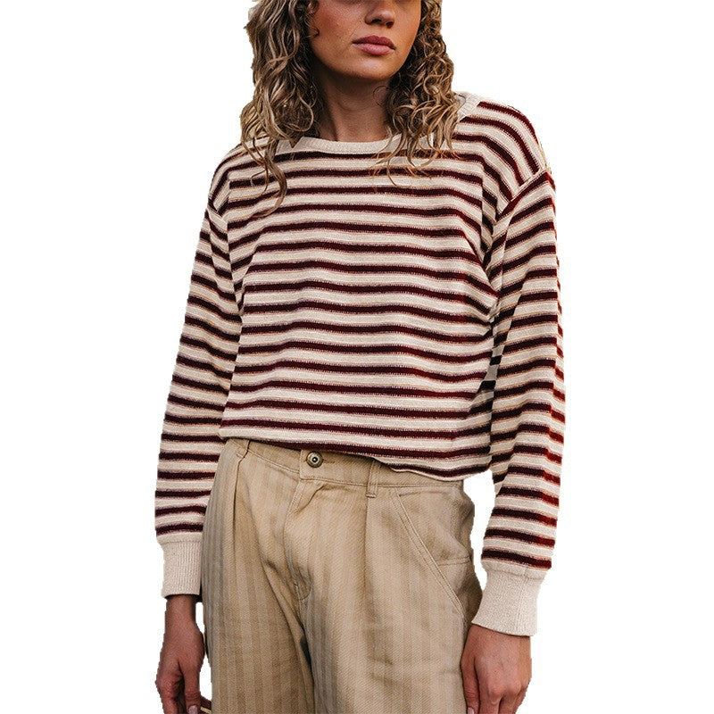 Mignon | Striped Round-Neck Jumper