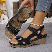 Terrilyn | Adjustable-Strap Wedge Sandals
