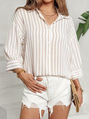 Jameelah | Striped Button Shirt