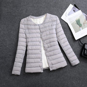 Rosamund | Lightweight Round-Neck Padded Jacket in Black