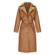 Abrianna | Belted Lapel Coat