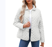 Erlinda | Point-Collar Quilted Jacket