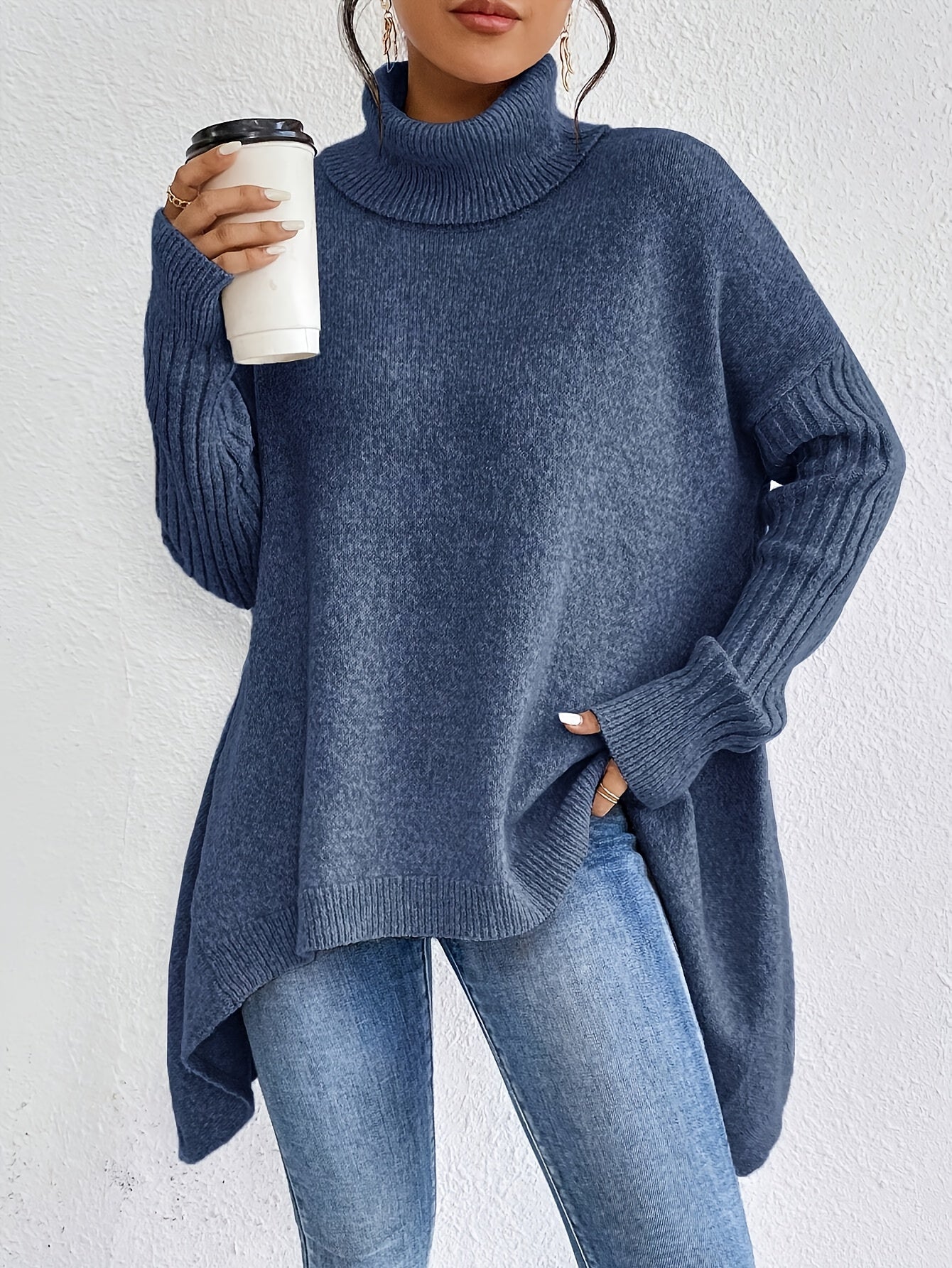 AUDREY | WRAP ROLL-NECK JUMPER