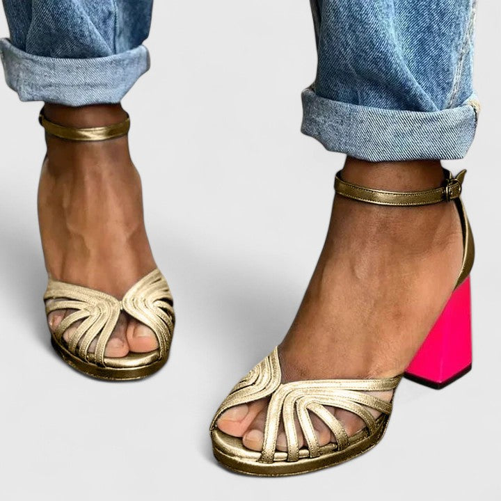 NOELYRAH | OPEN-FRONT HEELS
