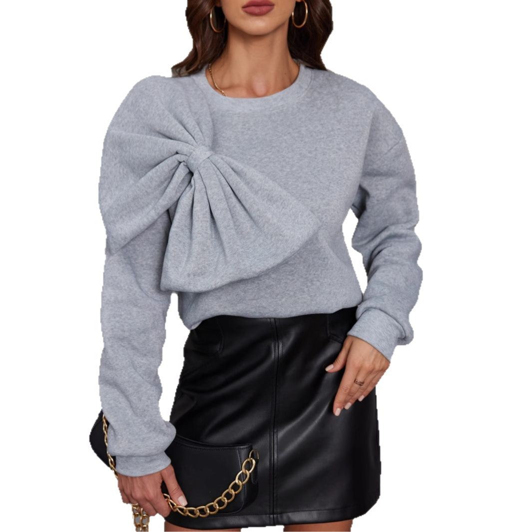Melynda | Bow-Detail Sweatshirt