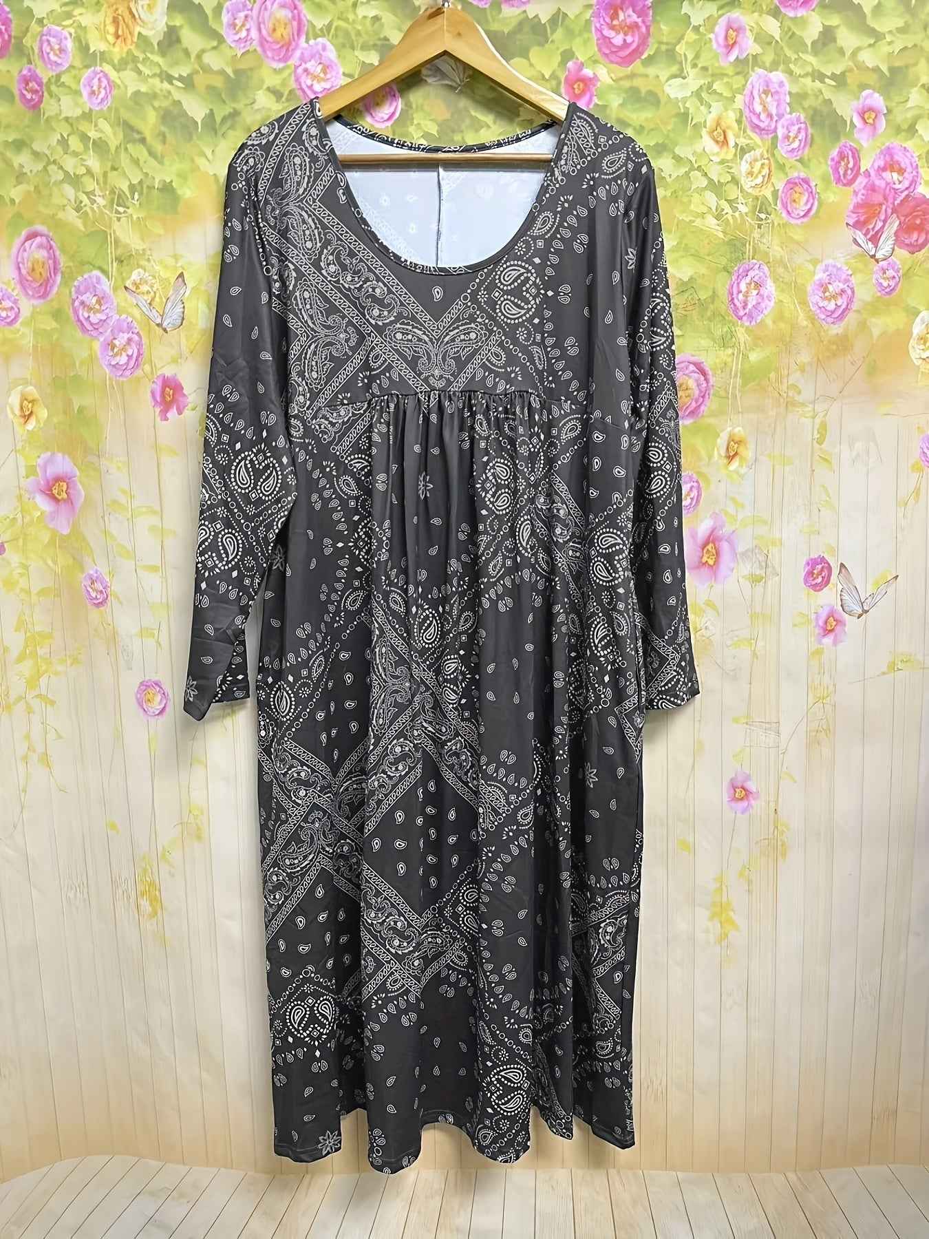 ELOWEN | LONG-SLEEVE MIDI DRESS