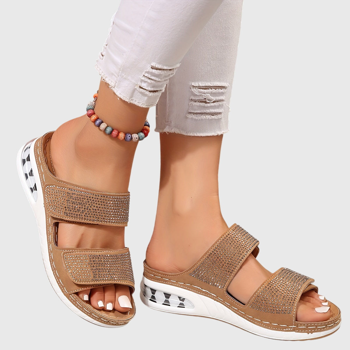 ELICE | WIDE-FIT ARCH-SUPPORT SANDALS