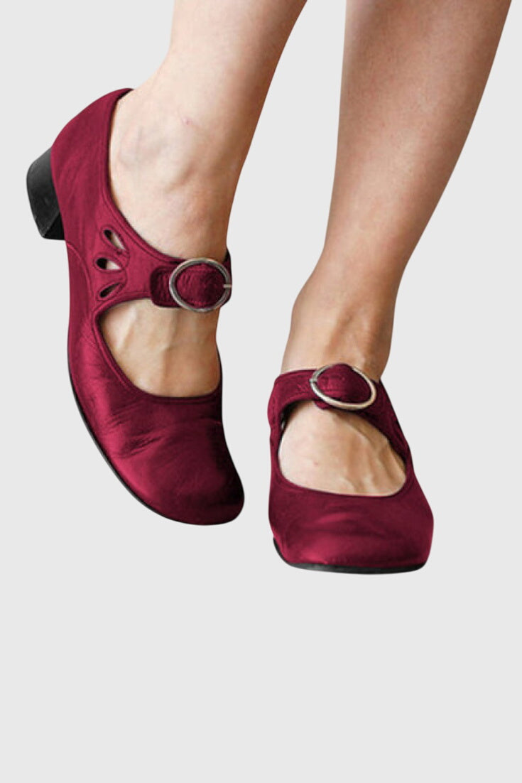 NORAH | BUCKLE WIDE-FIT SANDALS