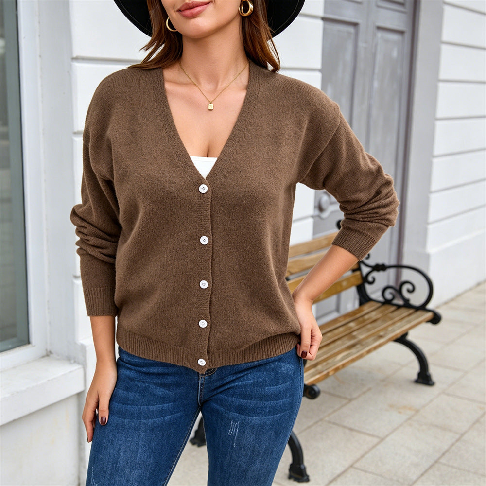Shekinah | V-Neck Button Cardigan