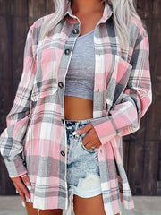 Onita | Checked Longline Shirt