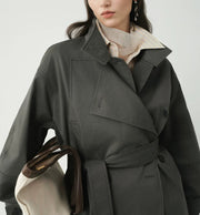 Yareli | Belted Stand-Collar Jacket