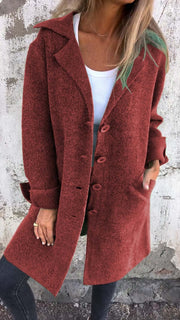 Odette | Textured Notch-Lapel Blazer
