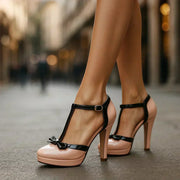 Women's heels in Bella Pink