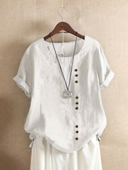 Anakaren | Button-Front Short-Sleeve Shirt
