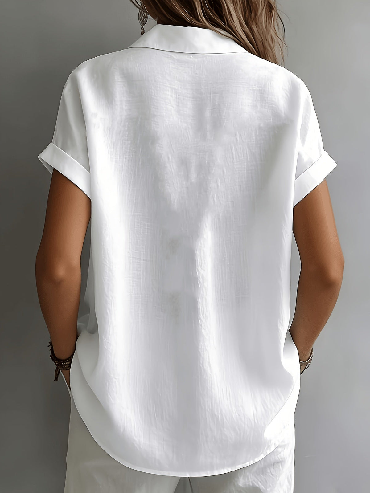Tyeshia | Collared Short-Sleeve Shirt