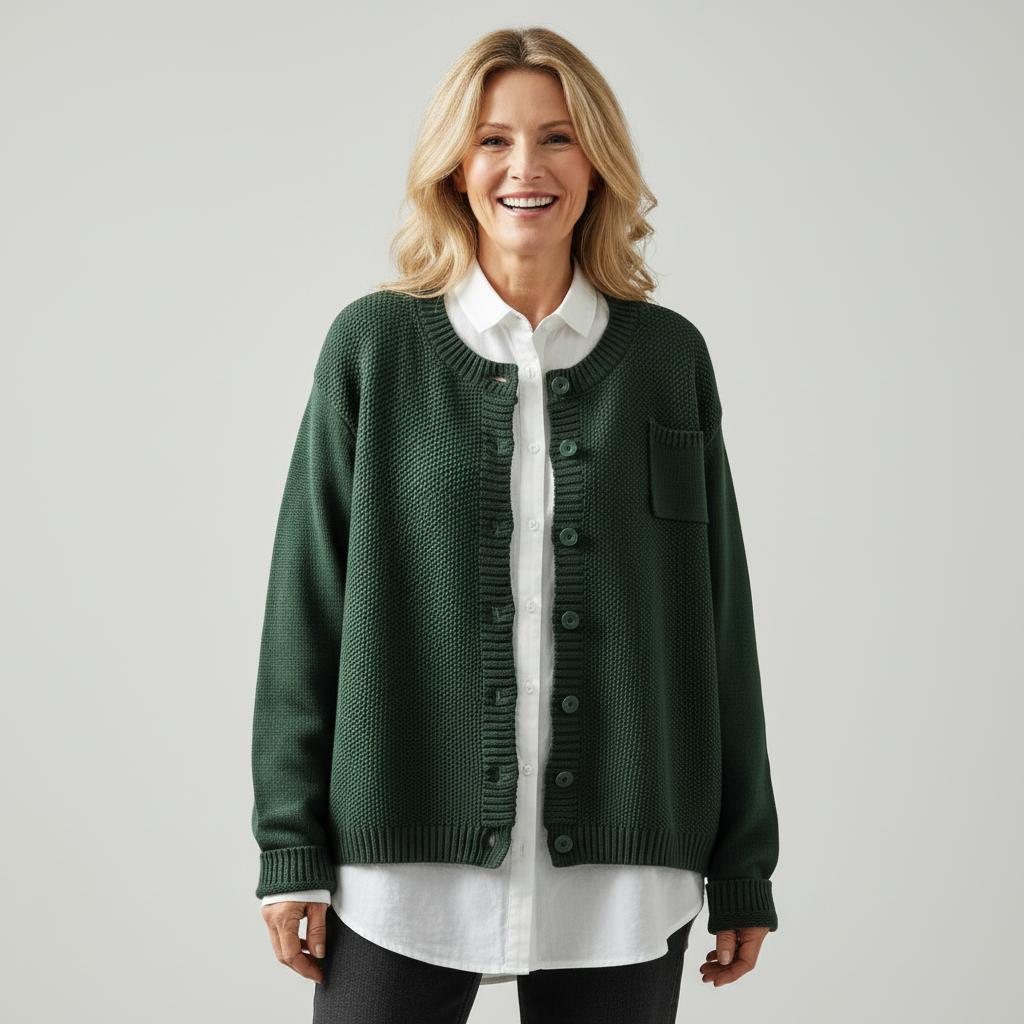 Kyli | V-Neck Button Cardigan