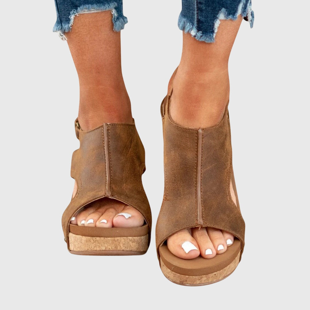 MARNI | PLATFORM WEDGE SANDALS