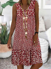 Ayla | Mouwloze Dress With V-Neck