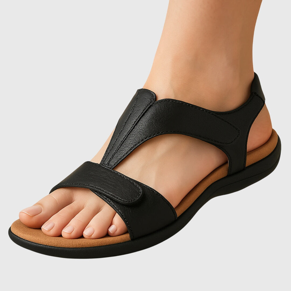 QUINN | SLIP-ON CUSHIONED SANDALS