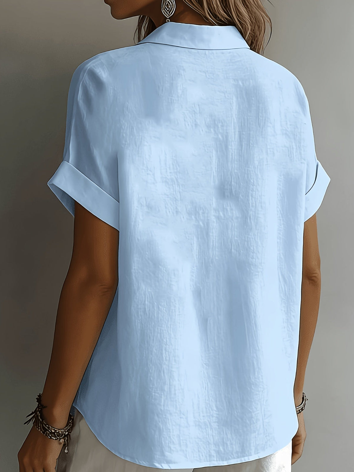 Tyeshia | Collared Short-Sleeve Shirt