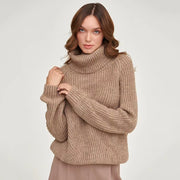 Shaquana | Roll-Neck Ribbed Jumper